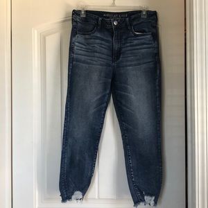 American Eagle stretch cropped jeans